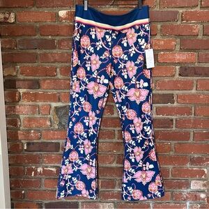 JOHNNY WAS Be‎ Active baby bell women's size XL flare floral multi color NWT